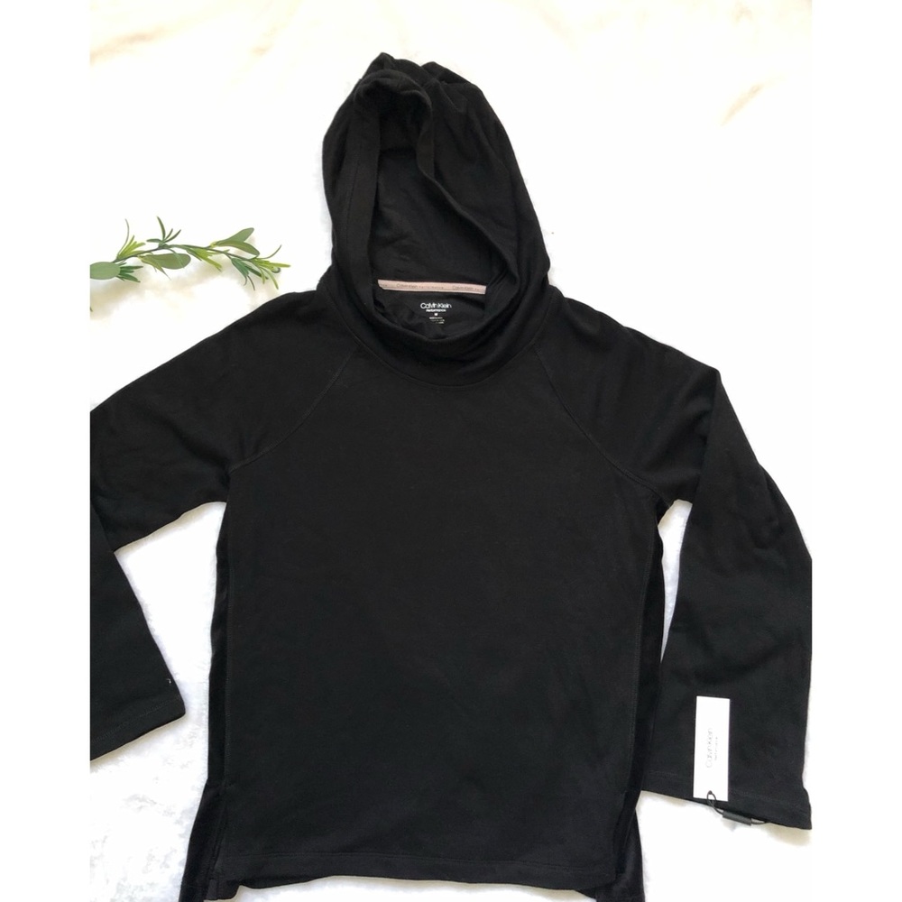 Calvin Klein Performance Long Sleeve  Black Pullover Women’s Hoodie